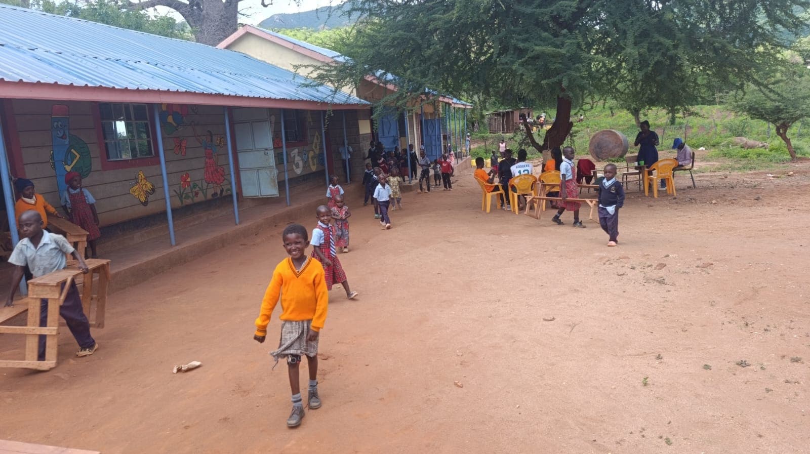 A sponsored child at Kakunguu School